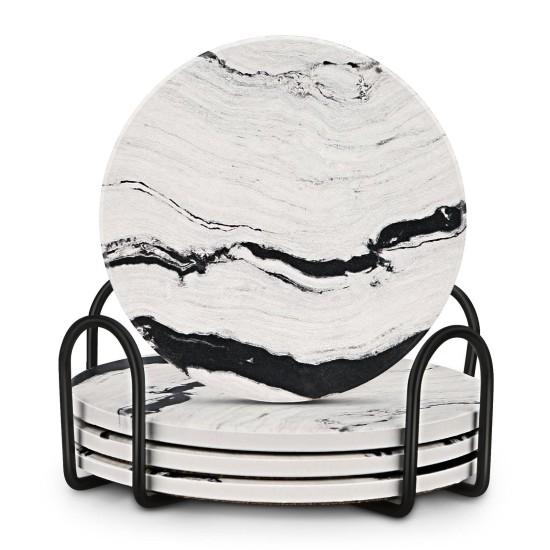 Siyah Beyaz Fincan Takımı