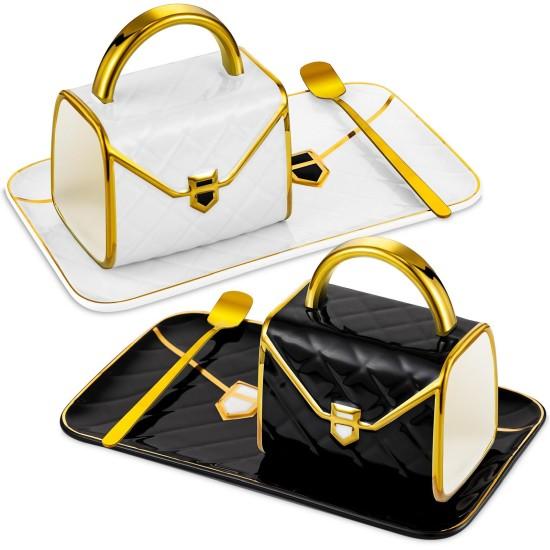 Siyah Beyaz Fincan Takımı