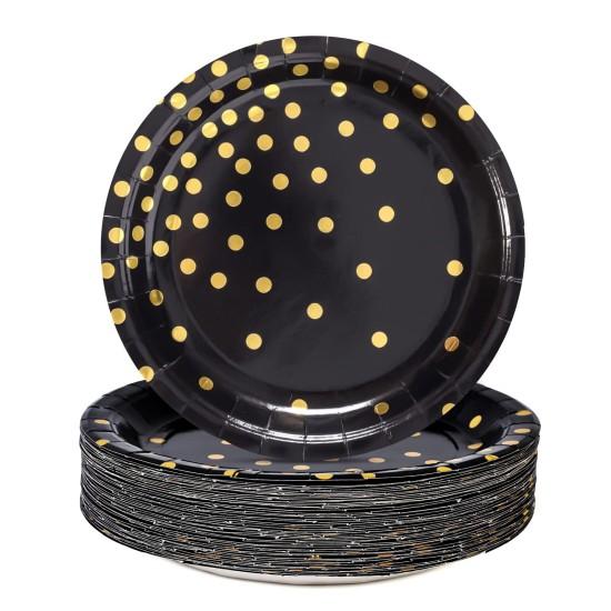 Siyah Pasta Tabağı