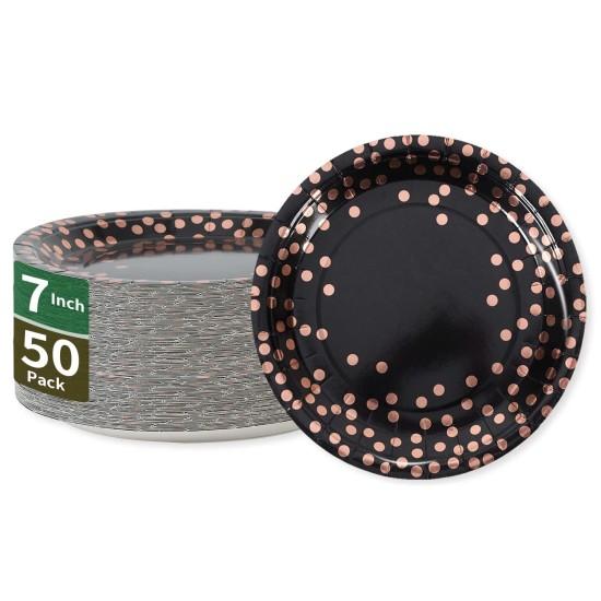 Siyah Pasta Tabağı