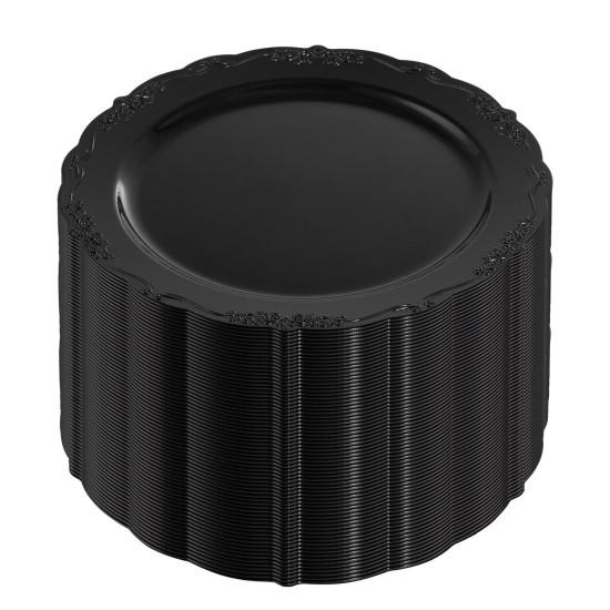 Siyah Pasta Tabağı