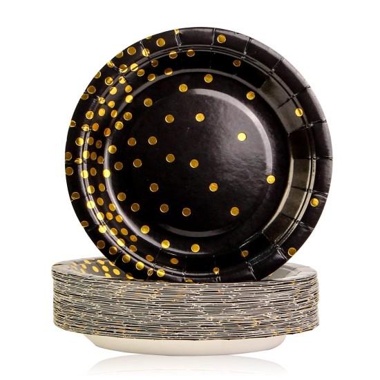 Siyah Pasta Tabağı