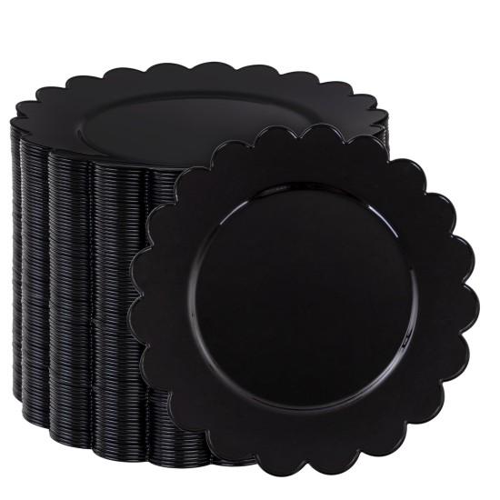 Siyah Pasta Tabağı