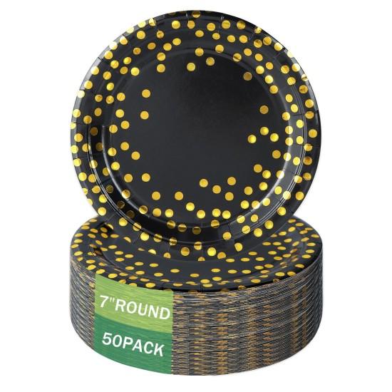 Siyah Pasta Tabağı