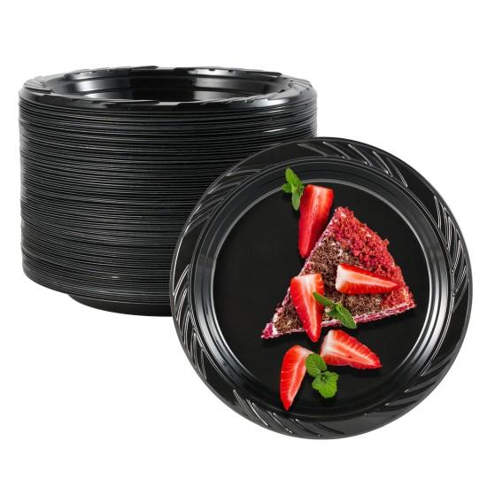 Siyah Pasta Tabağı