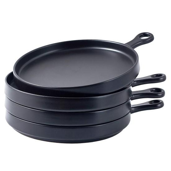 Siyah Servis Tabağı