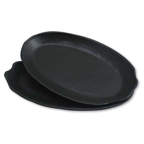 Siyah Servis Tabağı