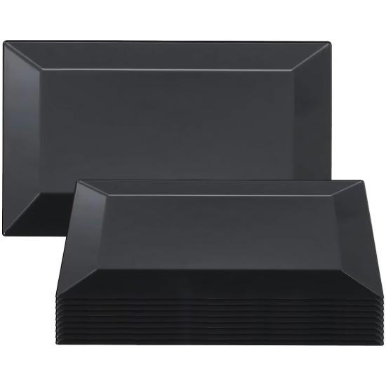 Siyah Servis Tabağı