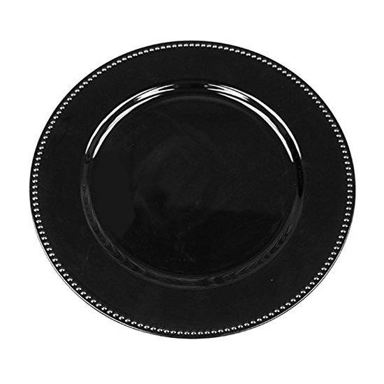 Siyah Servis Tabağı