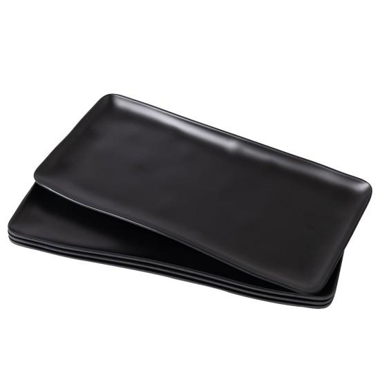 Siyah Servis Tabağı