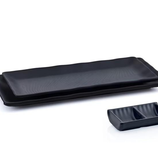 Siyah Servis Tabağı