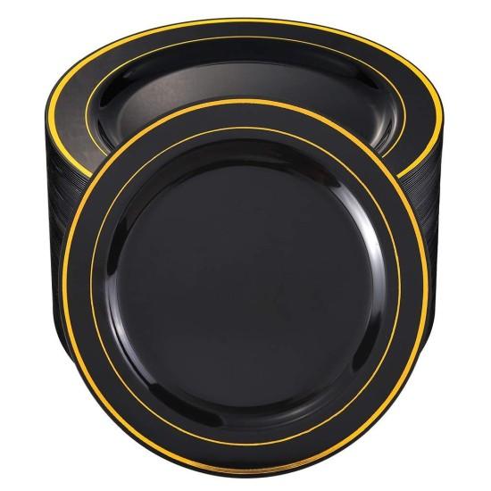 Siyah Yemek Tabağı