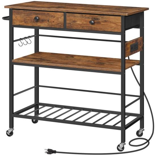 Tekerlekli Mutfak Adası