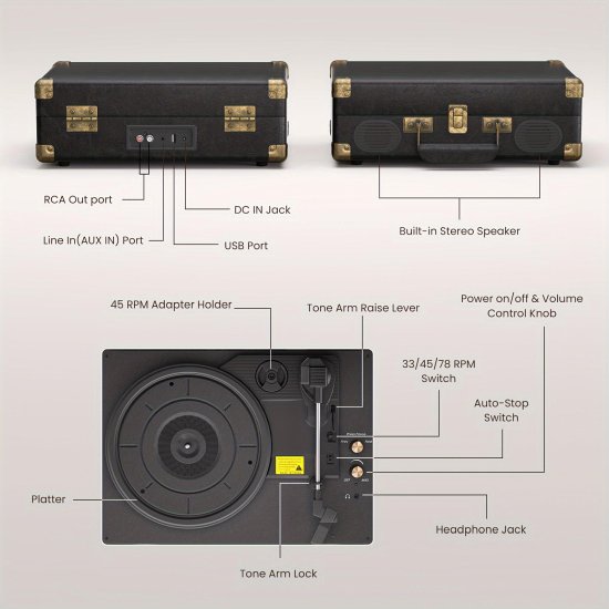 Telefonlu Gramofon