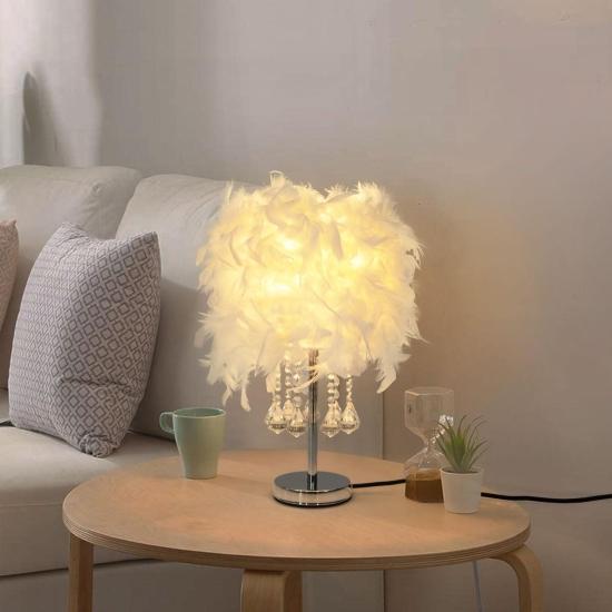 Tüylü Abajur