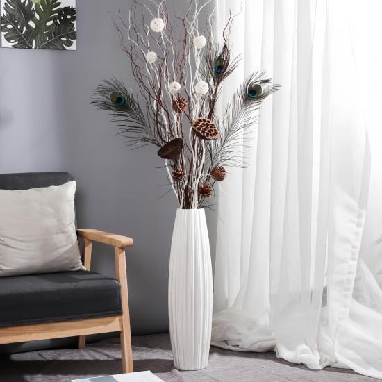 Uzun Vazolu Köşe Çiçekleri