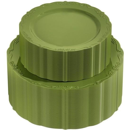 Yeşil Servis Tabağı