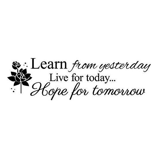 Yesterday Now Tomorrow Dekor