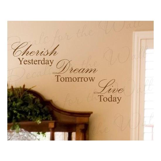 Yesterday Now Tomorrow Dekor