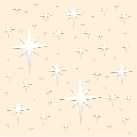 Yıldızlı Duvar Süsü