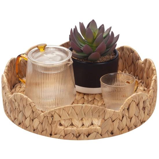 Yuvarlak Hasır Tepsi