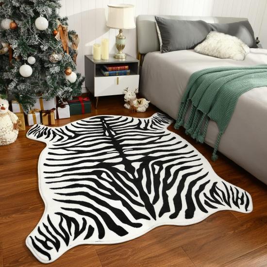 Zebra Desenli Halı