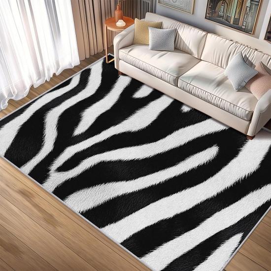 Zebra Desenli Halı