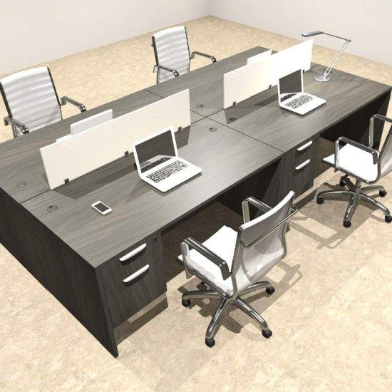 4'lü Çalışma Masası