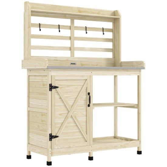 Ahşap Bahçe Dolabı