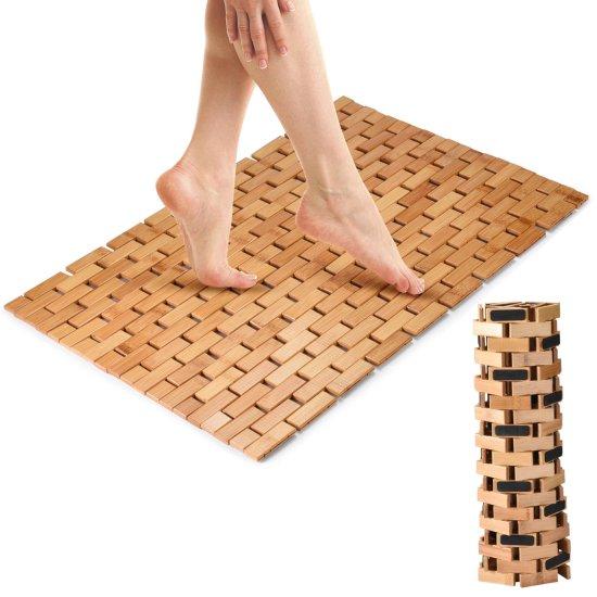 Ahşap Banyo Paspası