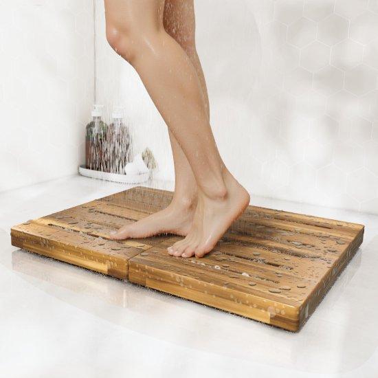 Ahşap Banyo Paspası