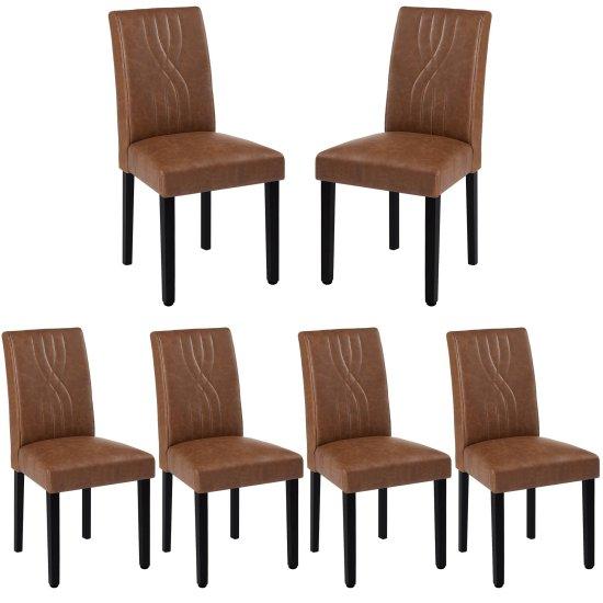 Ahşap Deri Sandalye