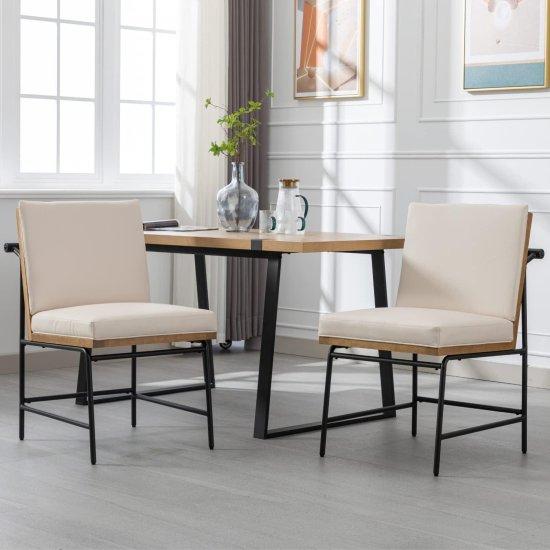 Ahşap Deri Sandalye