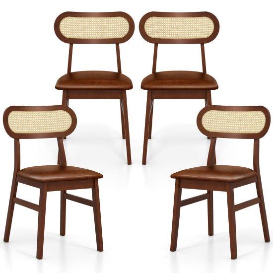 Ahşap Deri Sandalye