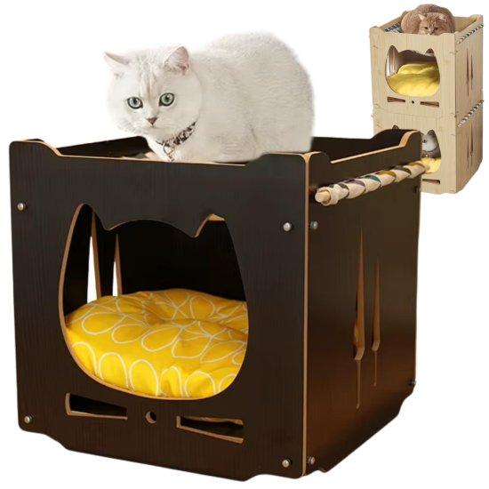 Ahşap Kedi Evi
