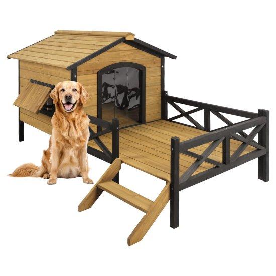 Ahşap Köpek Kulübesi