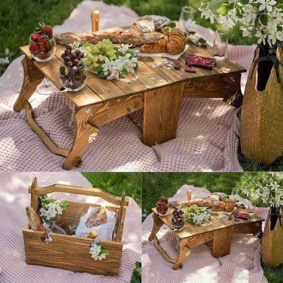 Ahşap Piknik Masası