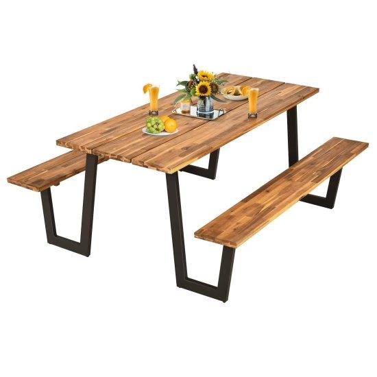 Ahşap Piknik Masası