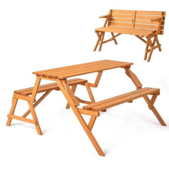 Ahşap Piknik Masası
