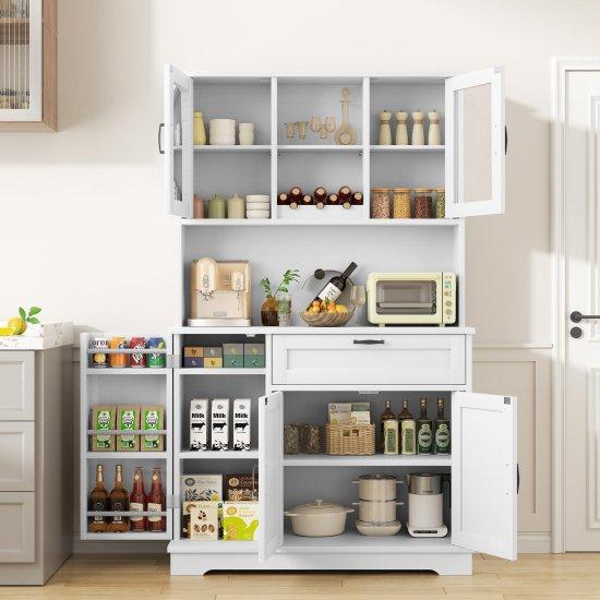 Ahşap Raflı Dolap