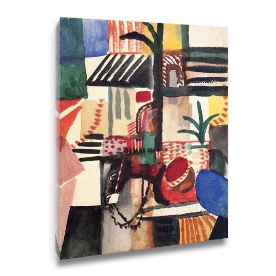 August Macke Eşek Ve Adam Tablosu