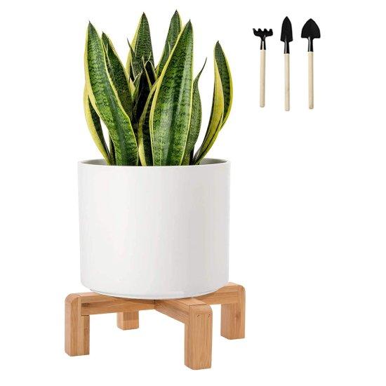 Ayaklı Ahşap Saksı