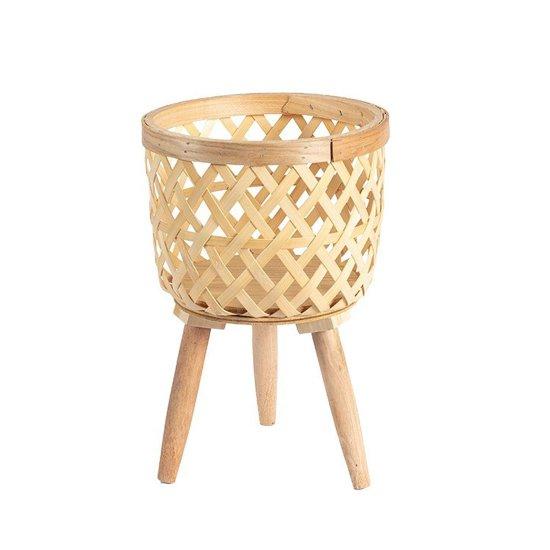 Ayaklı Ahşap Saksı