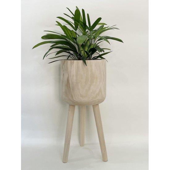 Ayaklı Ahşap Saksı