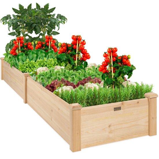 Bahçe Ahşap Saksı