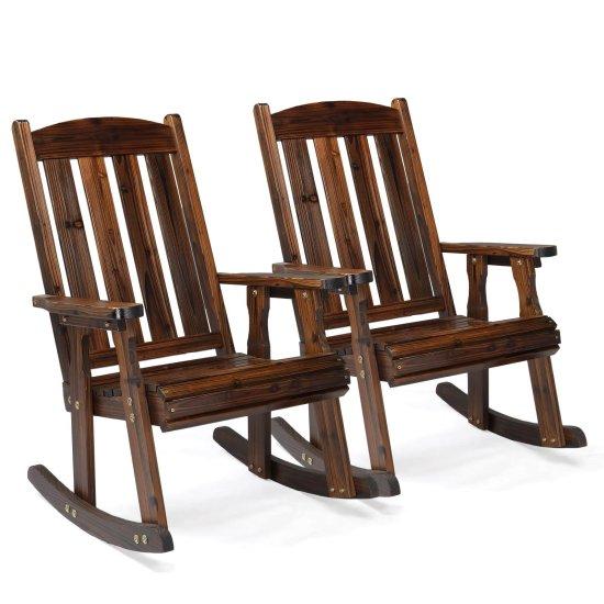 Bambu Sallanır Sandalye