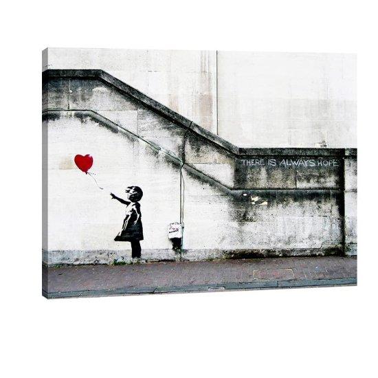 Banksy Kırmızı Balonlu Kız