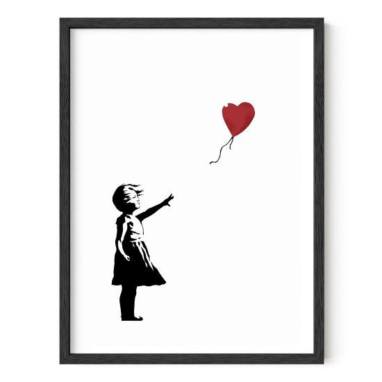 Banksy Kırmızı Balonlu Kız