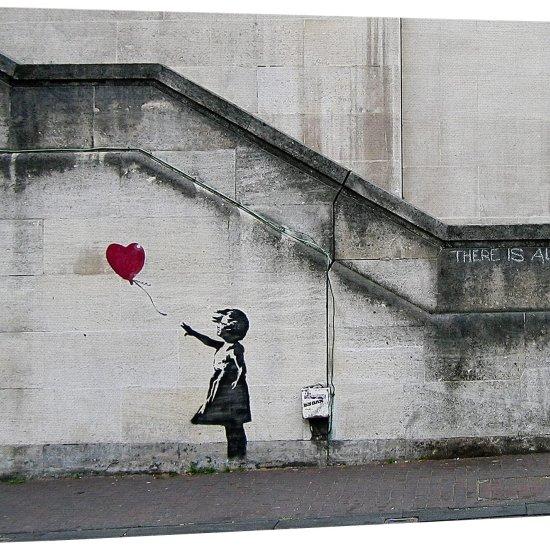 Banksy Kırmızı Balonlu Kız