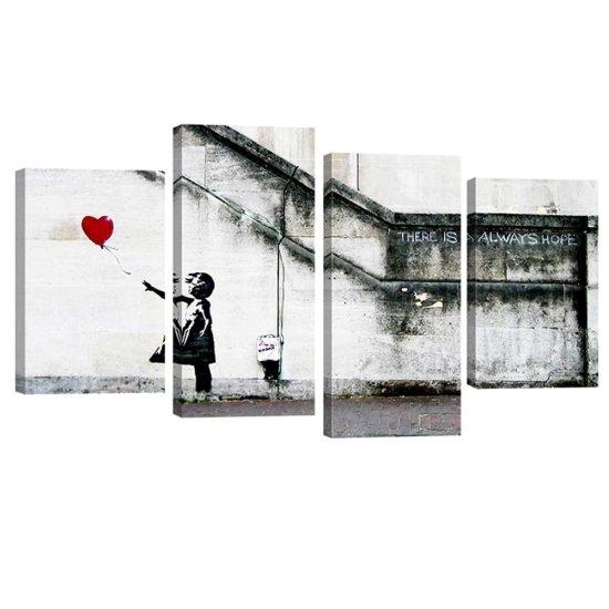 Banksy Kırmızı Balonlu Kız